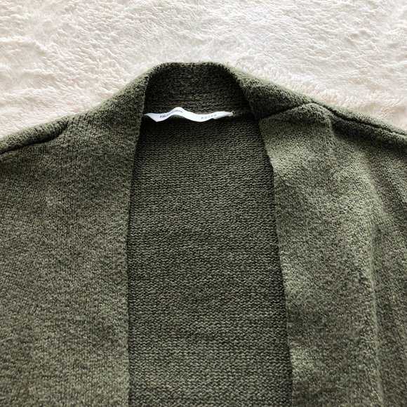 Comfy Long Dark Green Cardigan - Picture 7 of 15